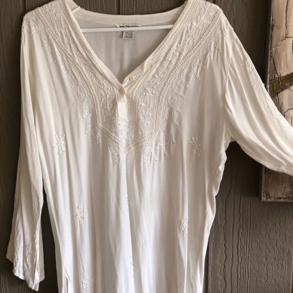 Indian white blouse